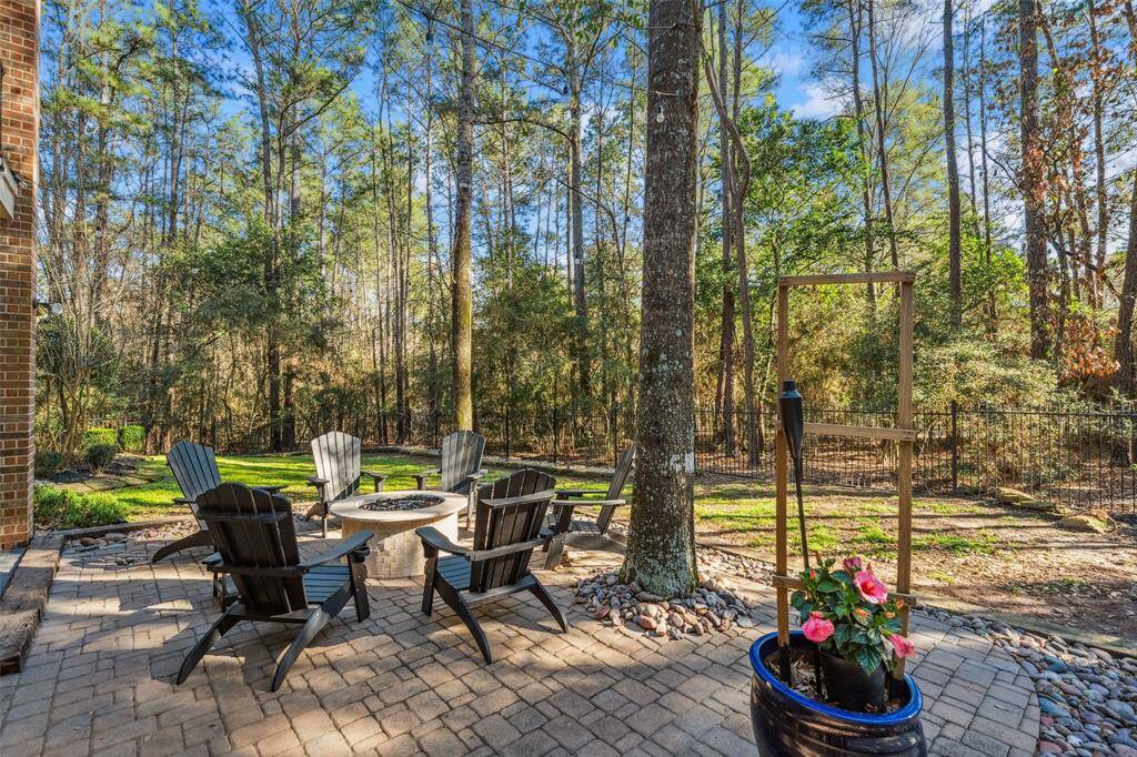 FIRE PIT  Great sitting area year round.