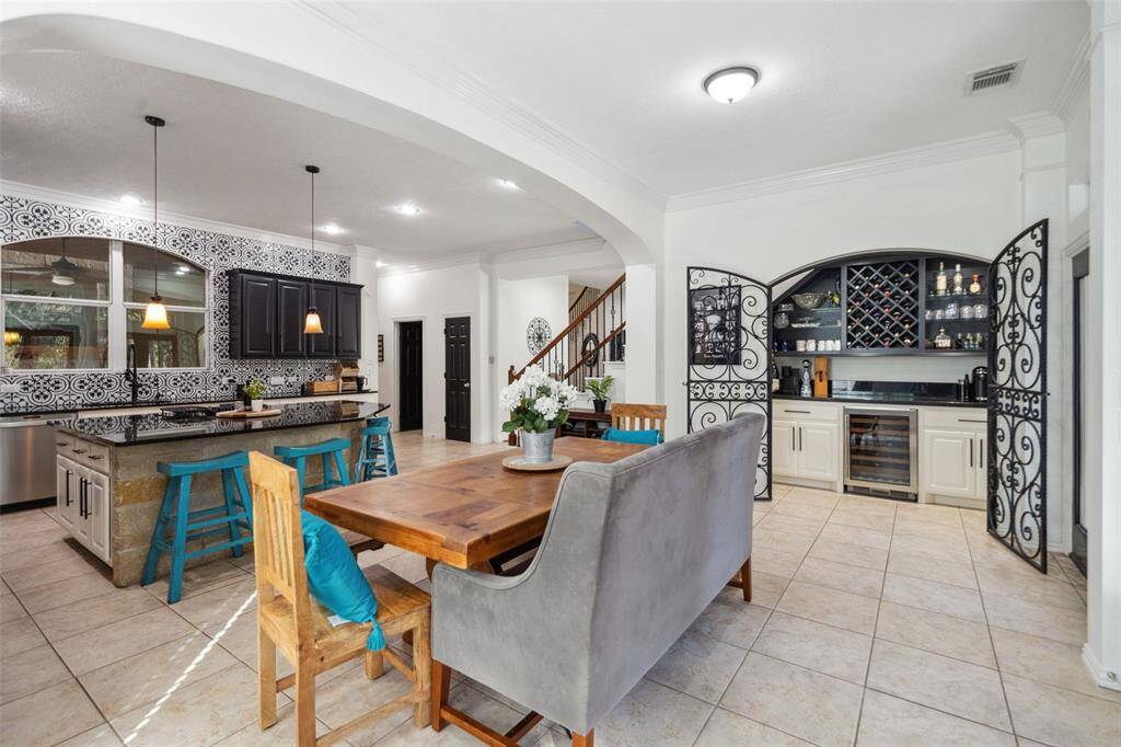 WINE BAR/REFRESHMENT CENTER  Great for everyday serving & amazing for entertaining.