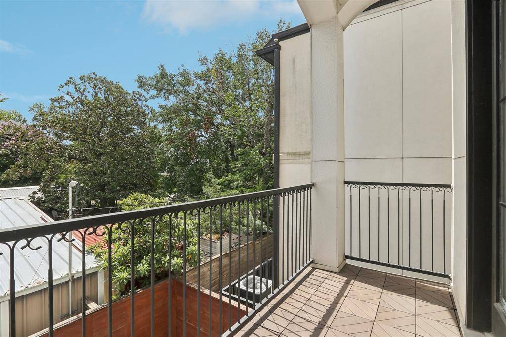 Leading out from the living room is a balcony on 2nd floor