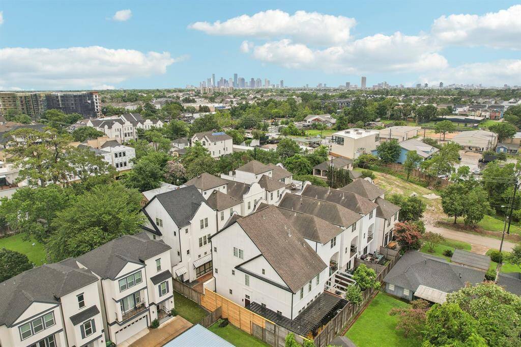 Aerial view of the 10 house gated community. Right in the heart of it all and walking distance to restaurants