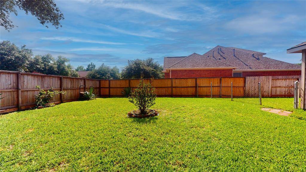 Private and secure backyard oasis.