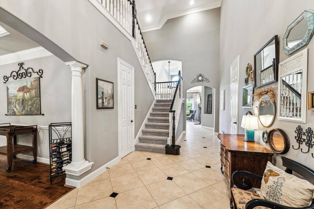 Two story entry