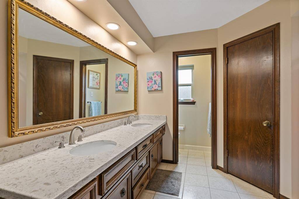 Granite countertop.