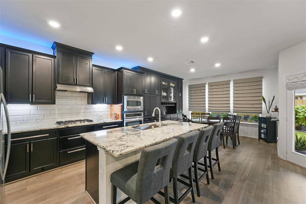 Kitchen with large sink