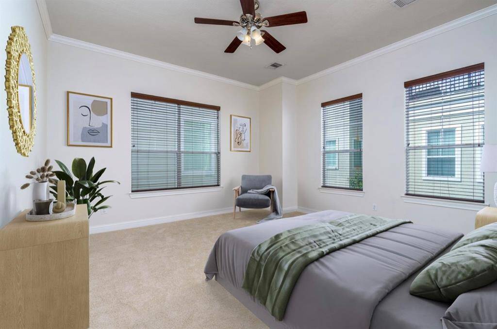 Primary Bedroom - Virtually Staged