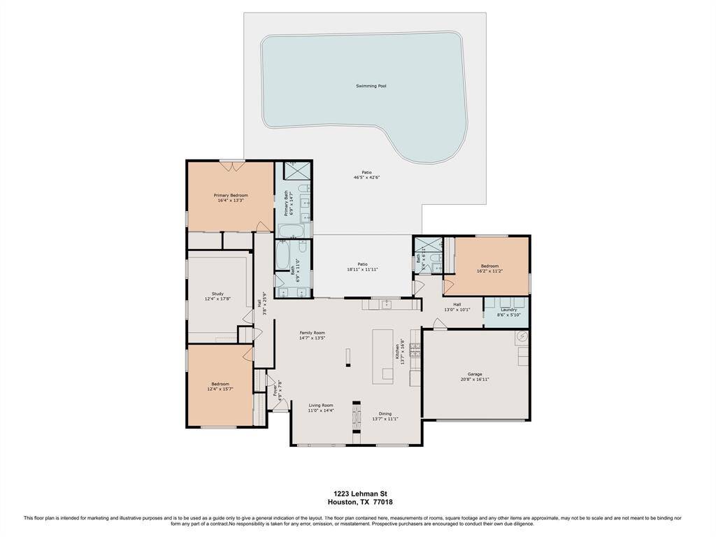 Floor plan- for marketing purposes only. Buyer to verify dimensions and accuracy.