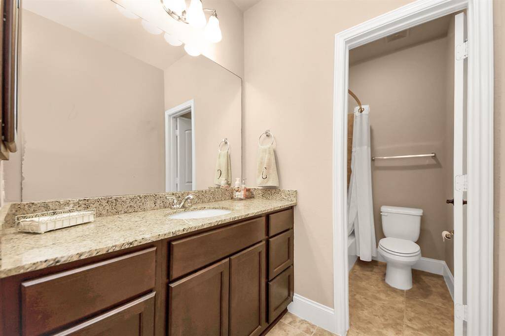 Private vanity area for Bedroom #3