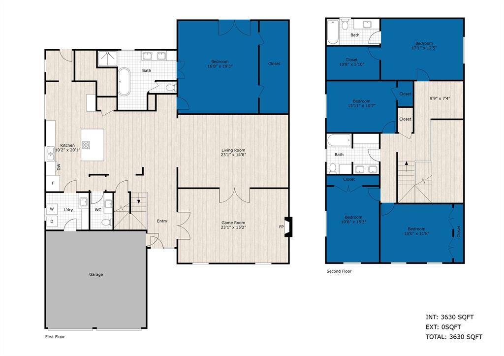 This floor plan should by no means represent the actual measurements of the property. If you are concerned about the measurements you should independently verify them.