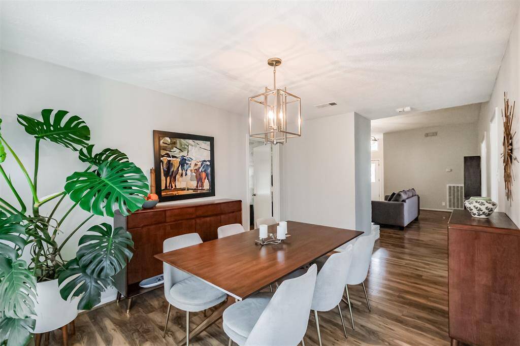 Another view of the formal dining room.