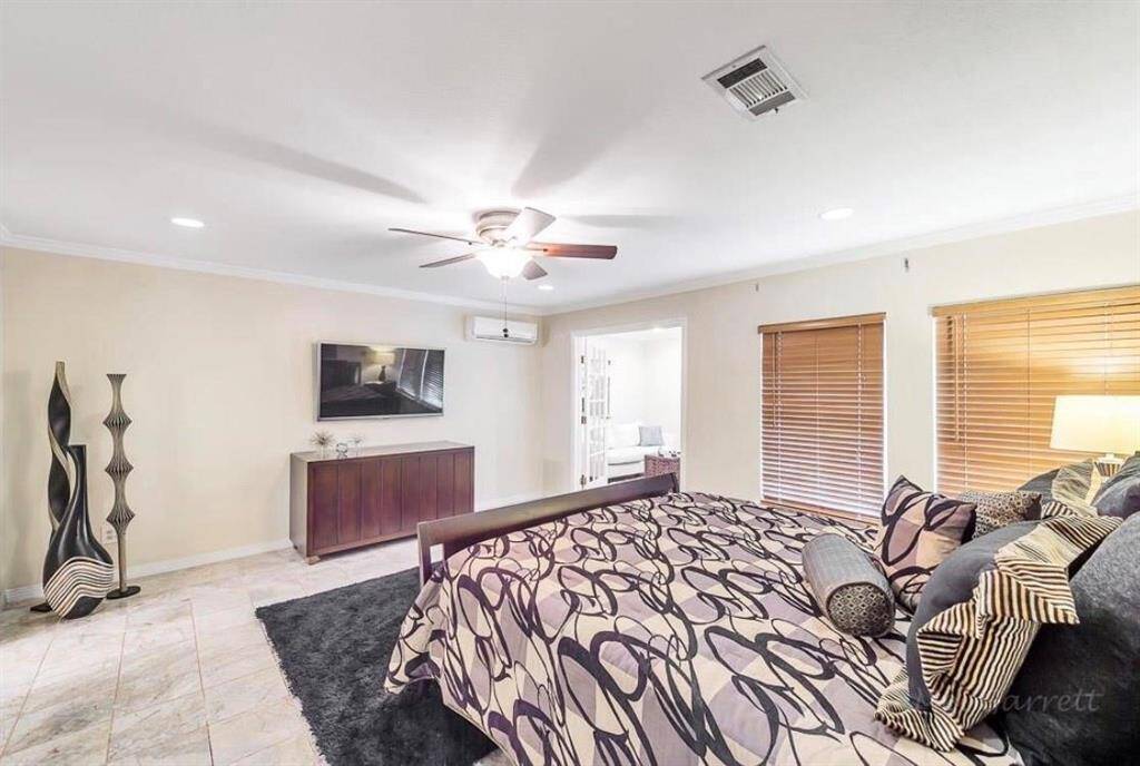 Primary Suite with bath and shower. Large walk in closet as well