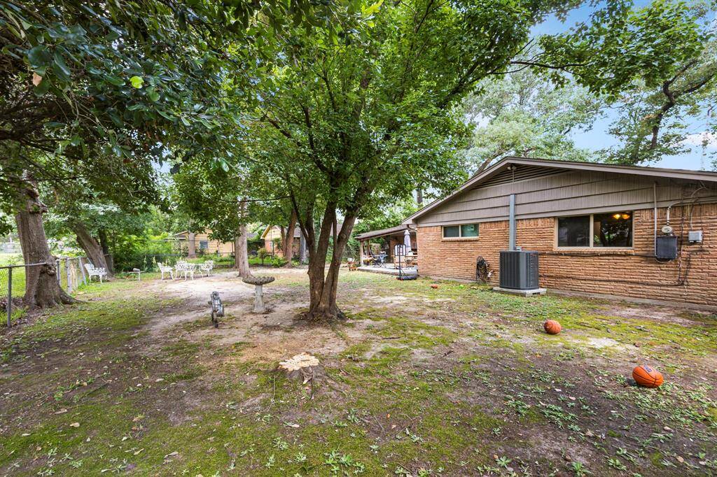 incredible size side yard.