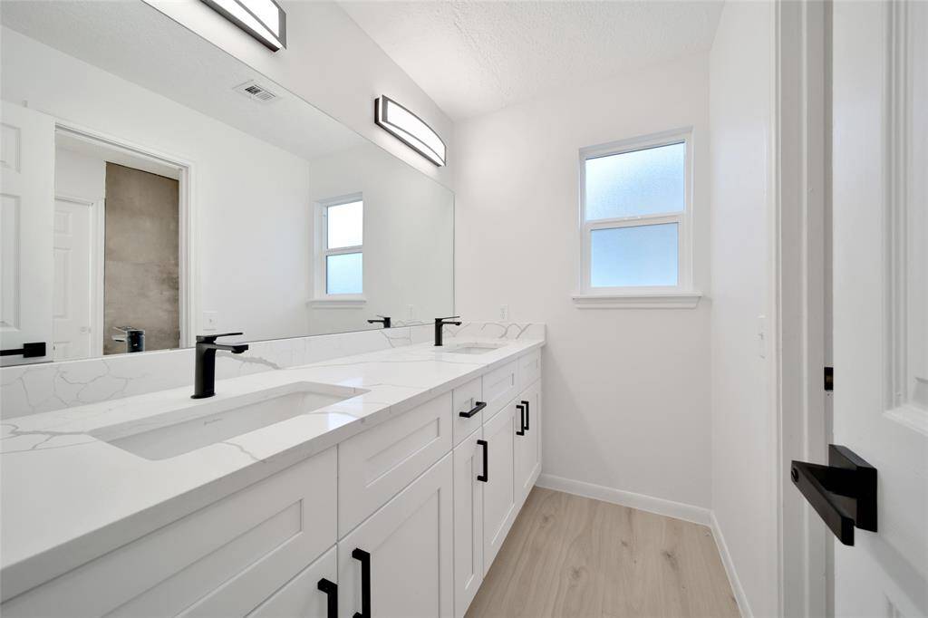 Second Bathroom with oversize vanity