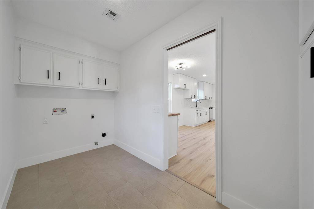 Mudroom open to the kitchen