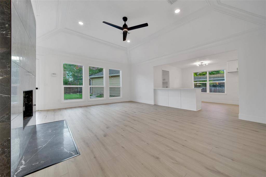 Kitchen view from living room