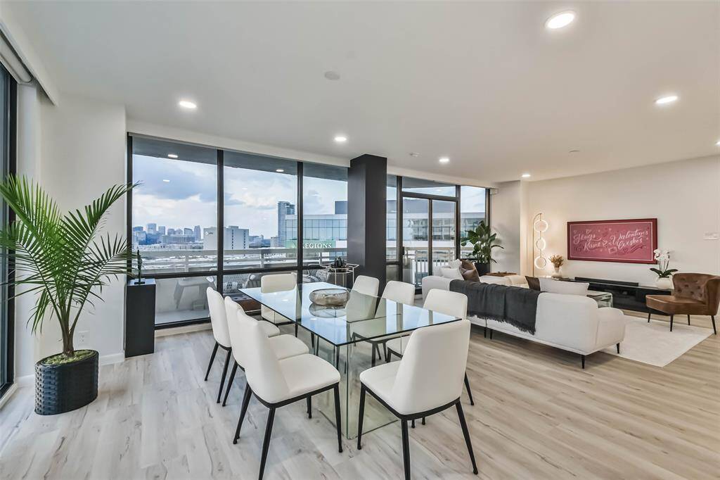 Luxury vinyl flooring throughout the home provides carefree maintenance with handsome design.