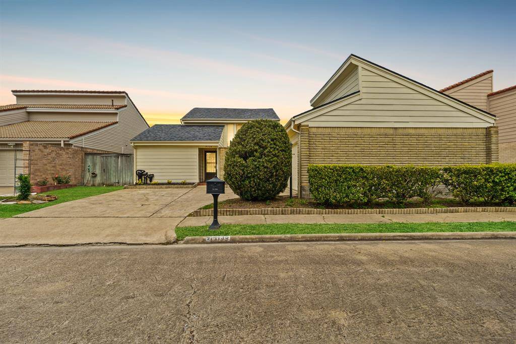 This home has a long driveway.