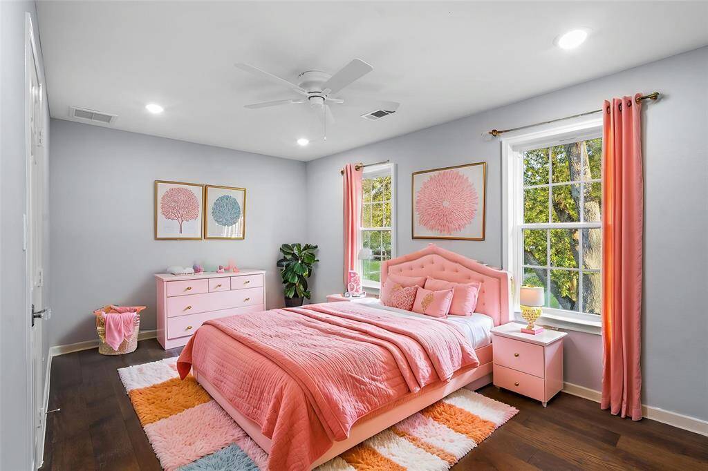 SECONDARY BEDROOM #2 - Virtually Staged. All bedrooms has great closet space and hardwoods throughout.