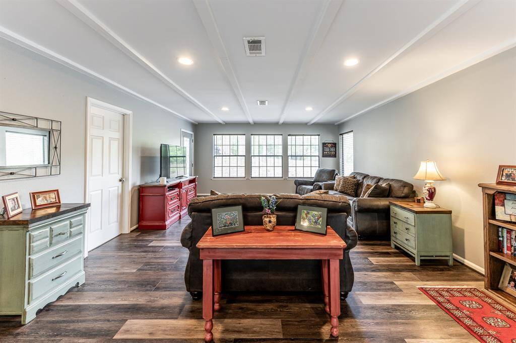 Living room from dining area.