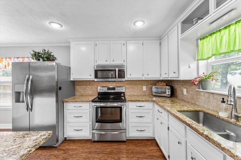 The kitchen features lots of updates.