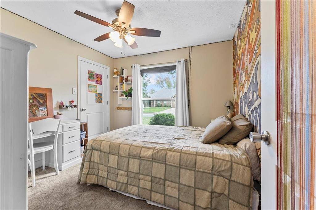 One of four guest bedrooms.