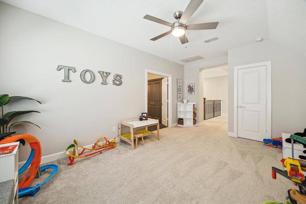 Tons of space to make this room fit whatever needs you have or a second living room!