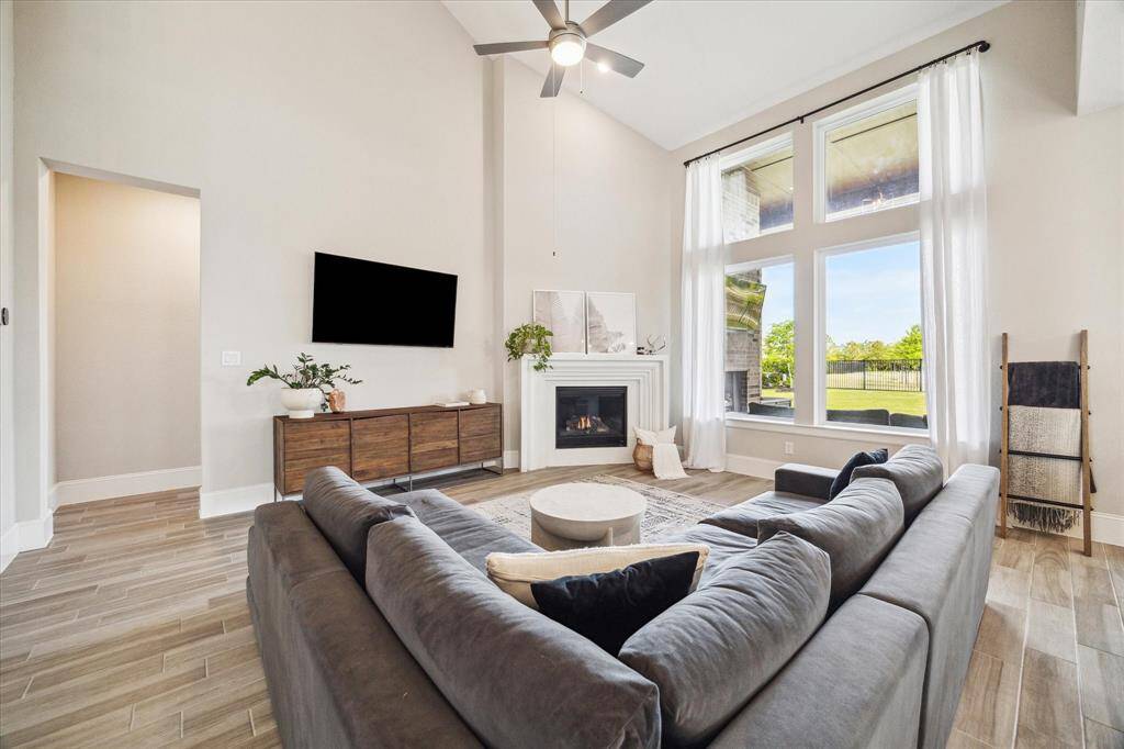 Stunning lake views from the main living room.