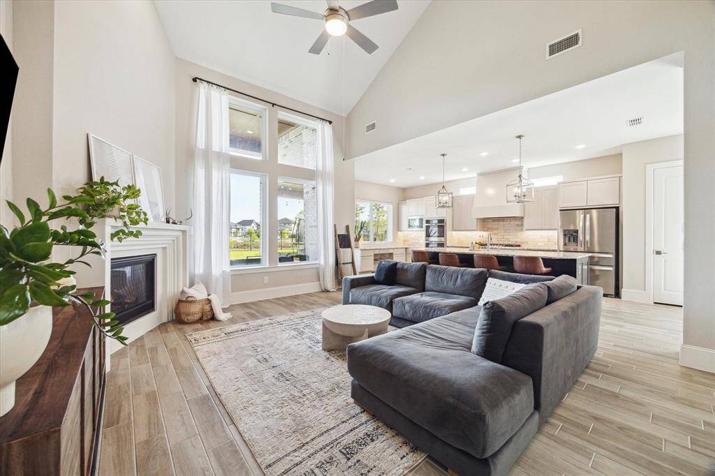 Tons of natural light throughout the home.