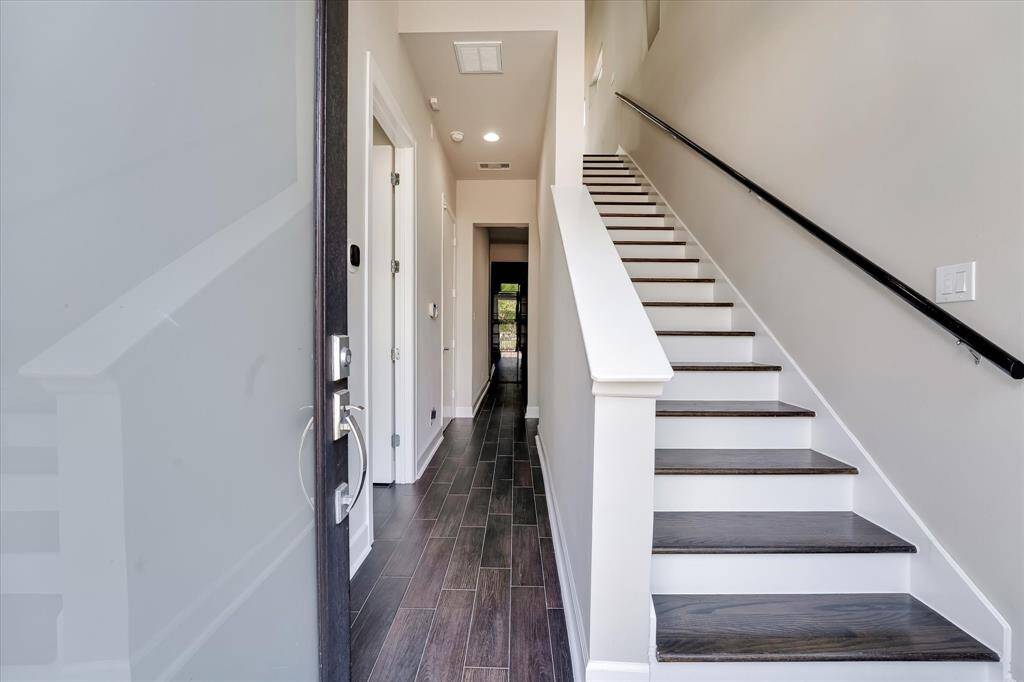View as you enter thru the front door