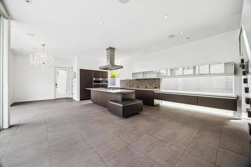Kitchen features high end Miele Applianes