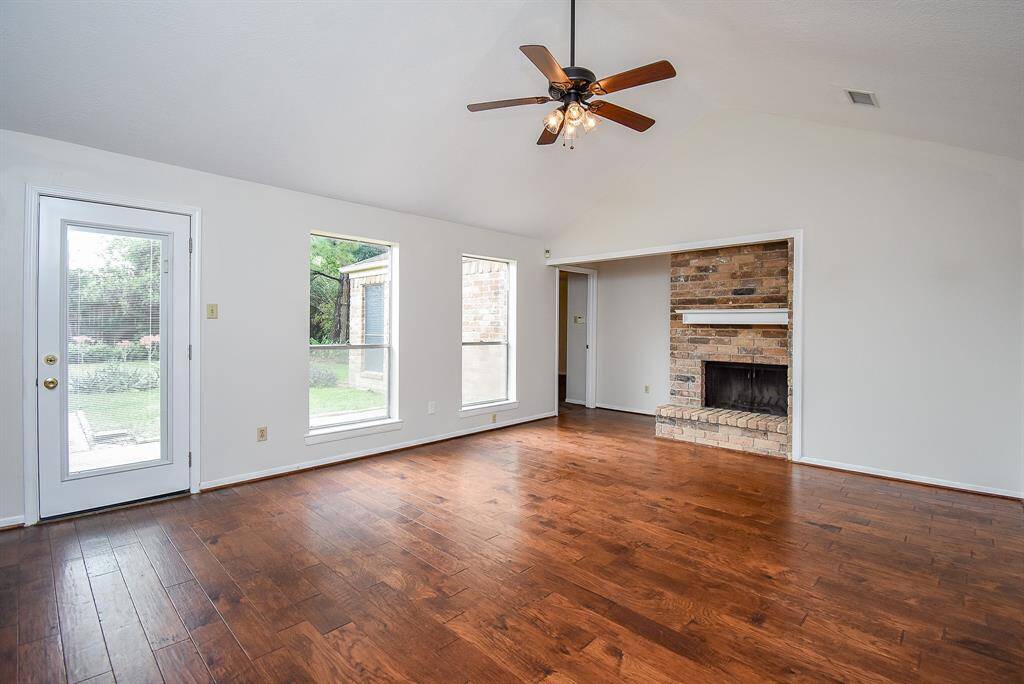 Fresh paint throughout ceilings and walls in this charming ranch home.