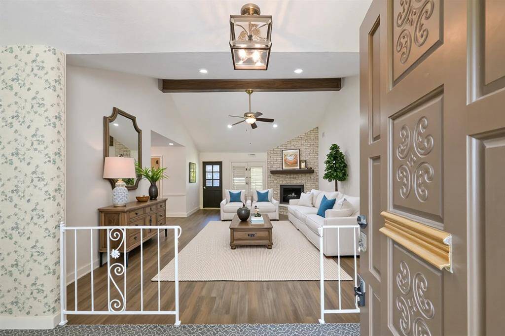 ANOTHER VIEW OF ENTRY WITH VIRTUAL FURNITURE