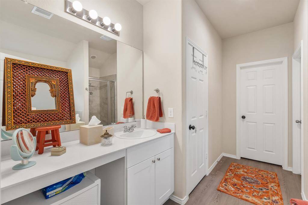 Primary bathroom.