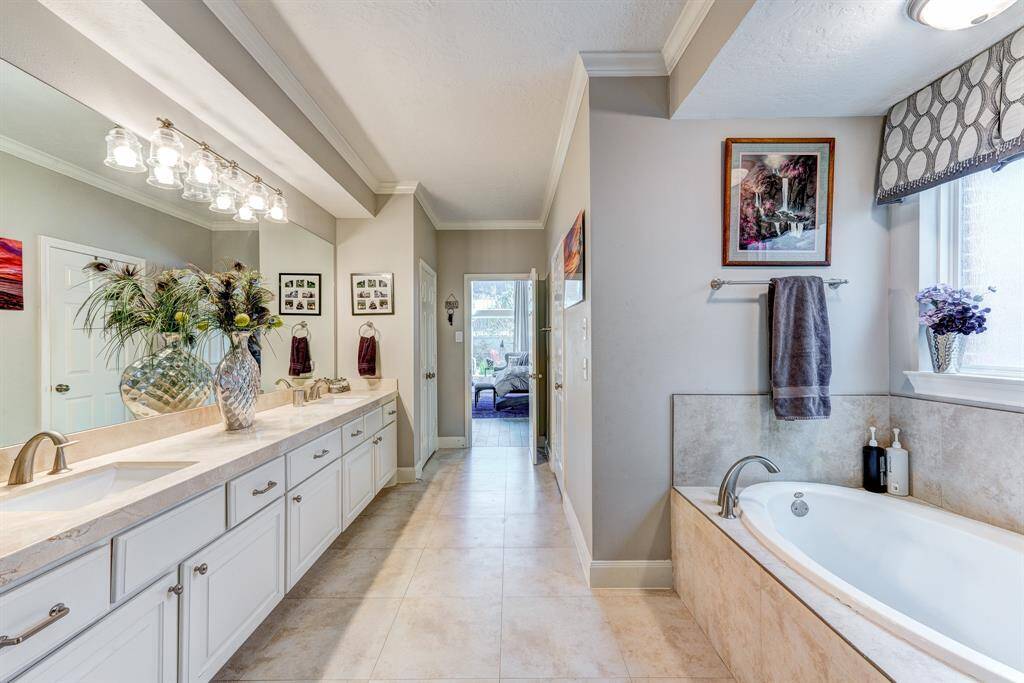 Don't miss BOTH closets in this bathroom.