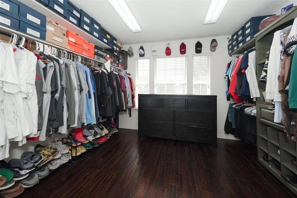 Oversized Primary Closet