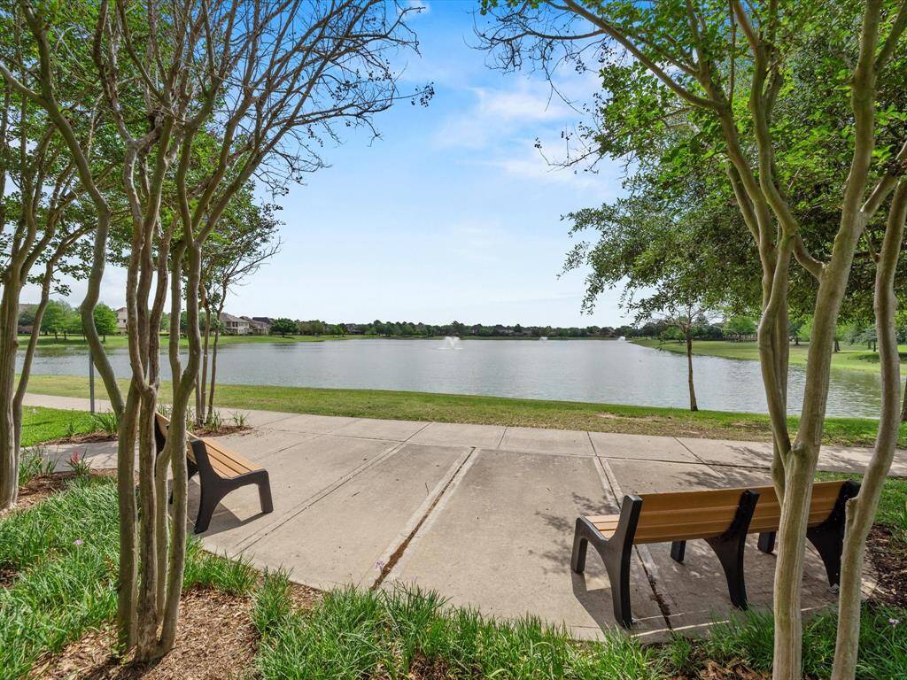 Another view of the lake across the street