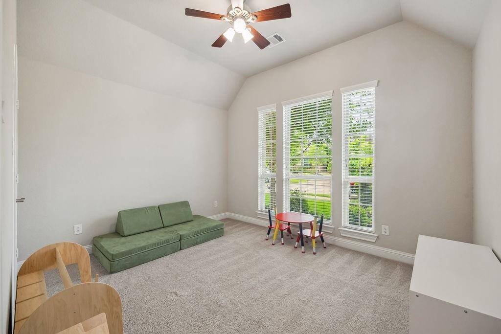 The secondary bedrooms are bright and spacious