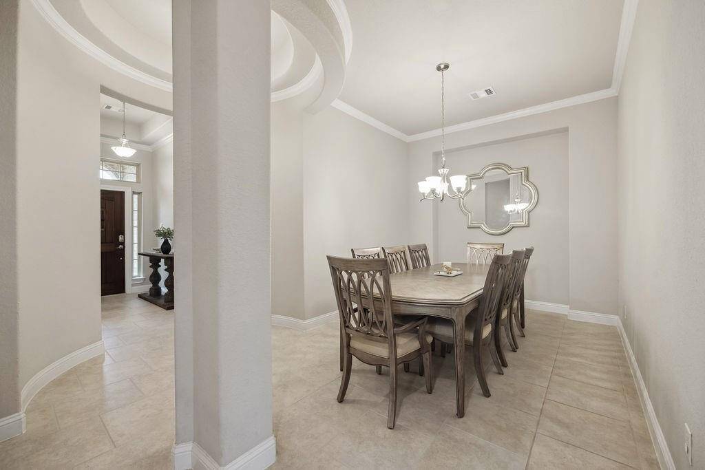 Enjoy meals in the large formal dining room.