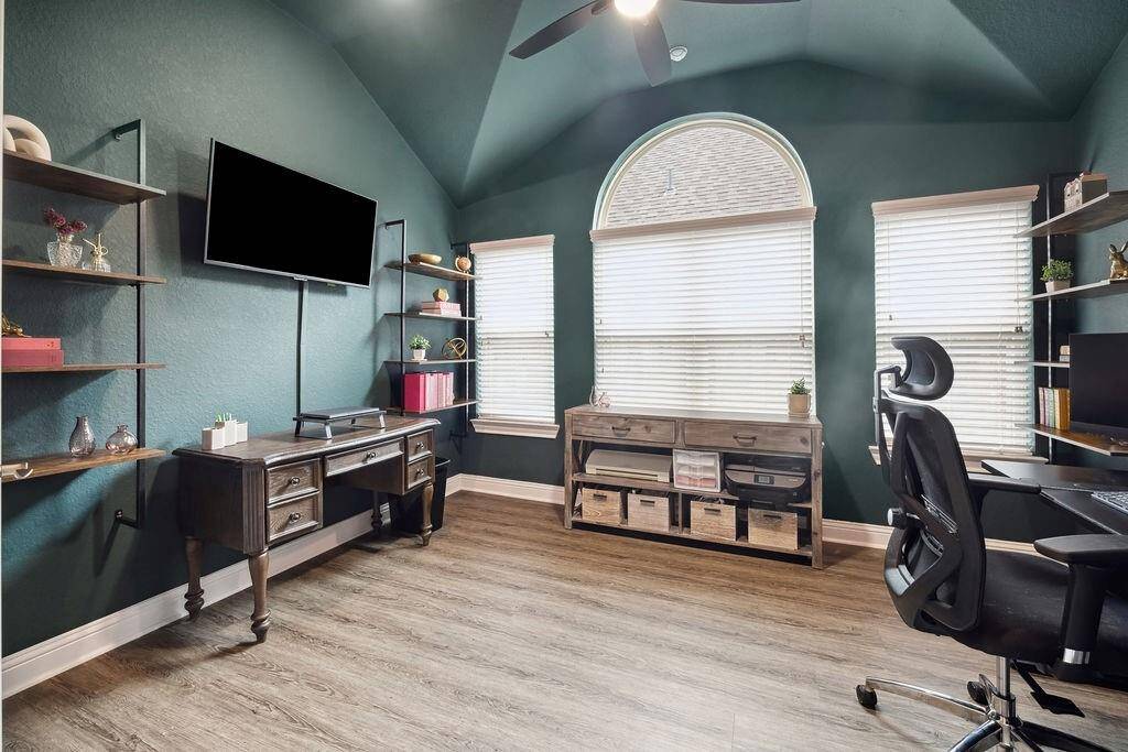 Featuring a captivating Office with private double-glass doors that is perfect your remote work needs.