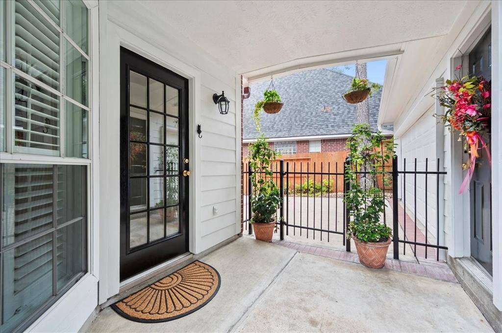 Backyard entry