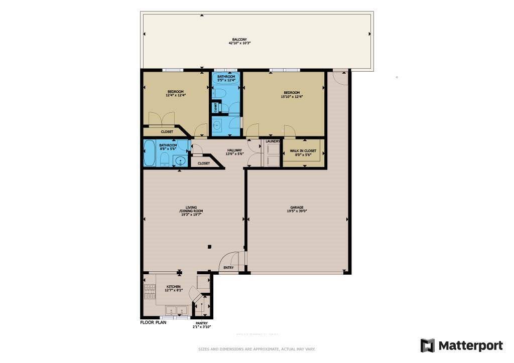 All dimensions depicted on this floor plan sketch are estimated and considered accurate but not guaranteed by Faron Daigle Realty. Buyer(s) responsible for confirmation of all dimensions. Don't forget to check out the link to the Matterport 3-D tour of this property.