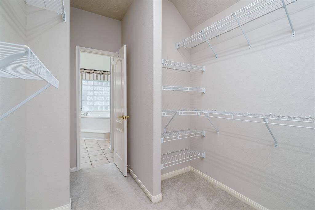 This closet is large enough to be a small bedroom!