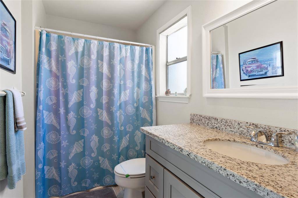 2nd bedroom has queen bed, bunkbeds and its own private bath