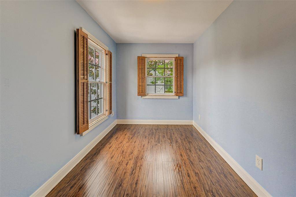 Light filled bedroom #two in guest house (7x14)