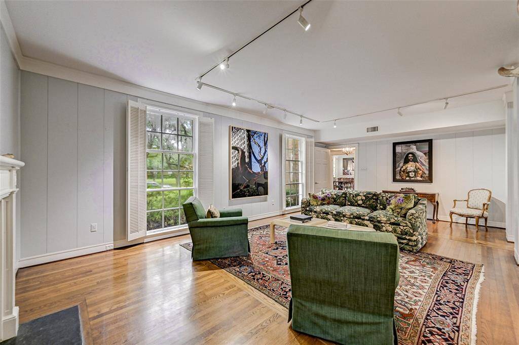 View from living room looking towards foyer.
