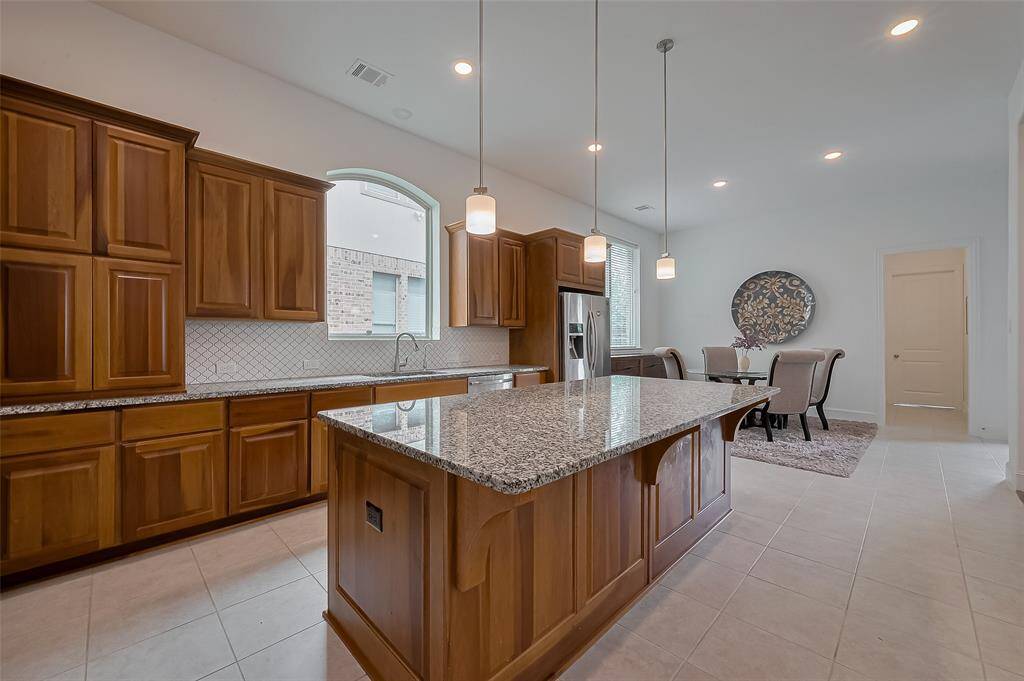 Plenty of cabinet and countertop space.