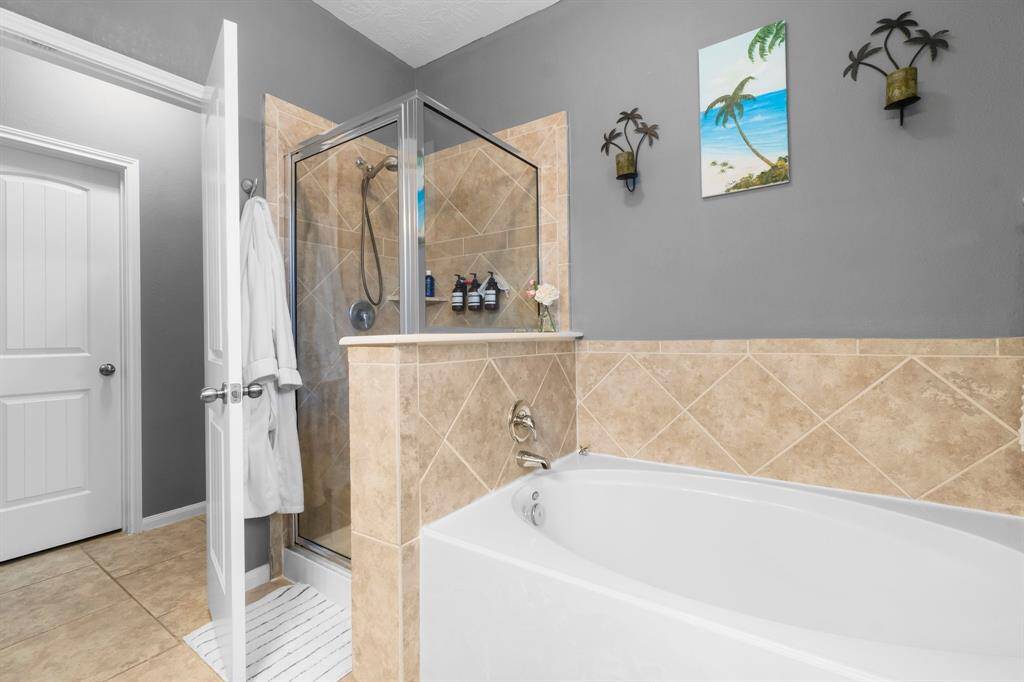 Both Tub and Shower in the Primary Bathroom