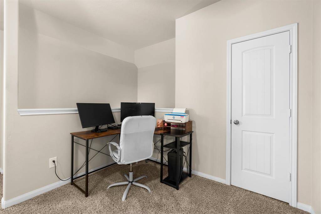 Study Area in the Gameroom with Closet for those Family Games