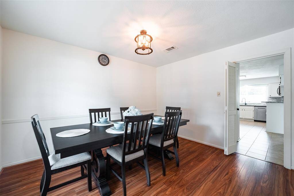 formal dining area