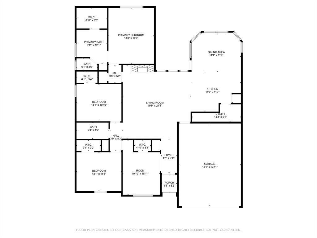 Floorplan - For marketing purposes only - measurements are approximate