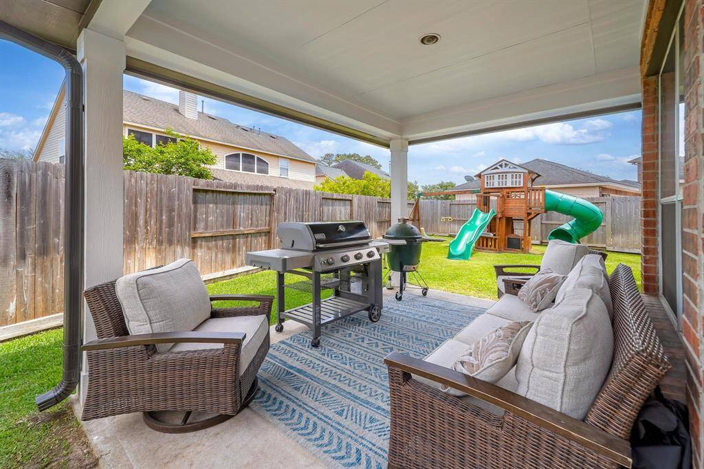 Backyard patio
